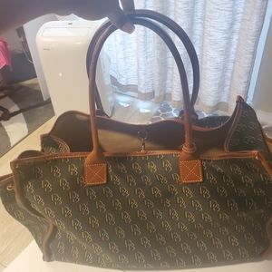 Vintage dooney and Burke weekender bag